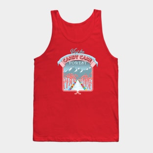 Visit The Candy Cane Forest! Tank Top